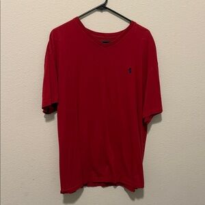 Polo Ralph Lauren Red V-Neck Tee